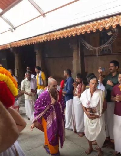 kashimath Swamiji's Visit to Karkala Temple